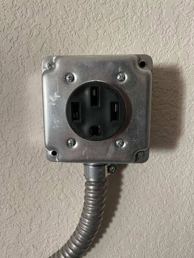 NEMA 14-50 outlet installed for Electrical Panel Upgrade in Security-Widefield